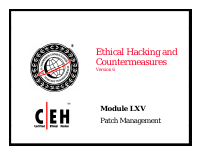 CEHv6 Module 65 Patch Management.pdf